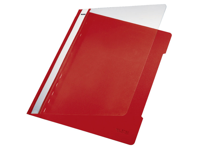 Cartellina ad aghi con clip Leitz in PVC A4