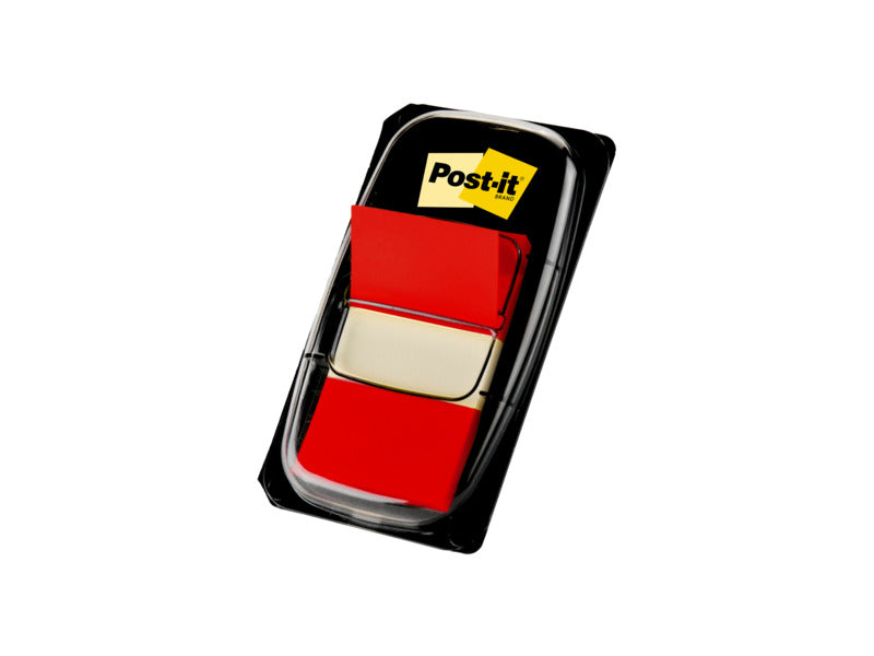 Segnapagina removibili Post-it® Index Medium con dispenser rosso 50 segnapagina - 680-1