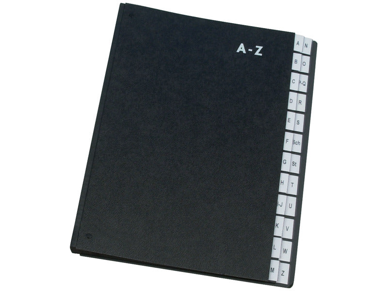 Libro monitore Q-Connect 270x340 mm nero A-Z
