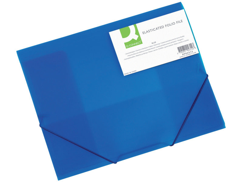 Cartellina a 3 lembi Q-Connect A4 ppl dorso espandibile 0-3 cm