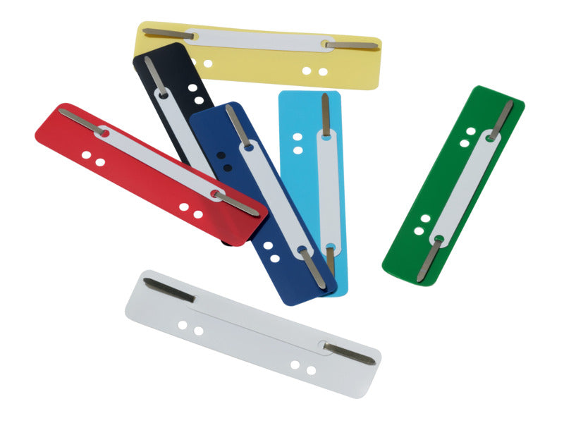 Pressini fermafogli DURABLE FLEXI® assortiti 150x38mm conf. 250