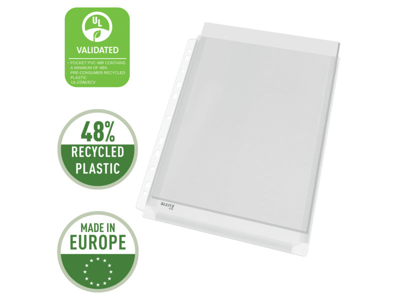 Buste espandibili ad alta capacità Letiz interni a soffietto conf. da 5 pezzi Leitz 22x30 cm