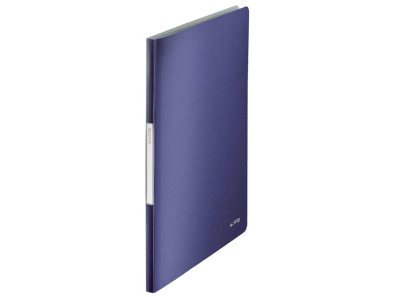 Portalistini a fogli fissi - 80 fogli Leitz STYLE in PPL con 40 buste A4 blu titanio
