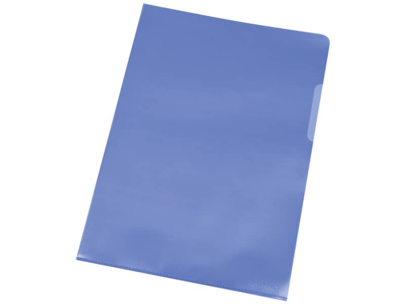 Cartellina a L Q-Connect ppl ecologico A4 blu conf. da 100