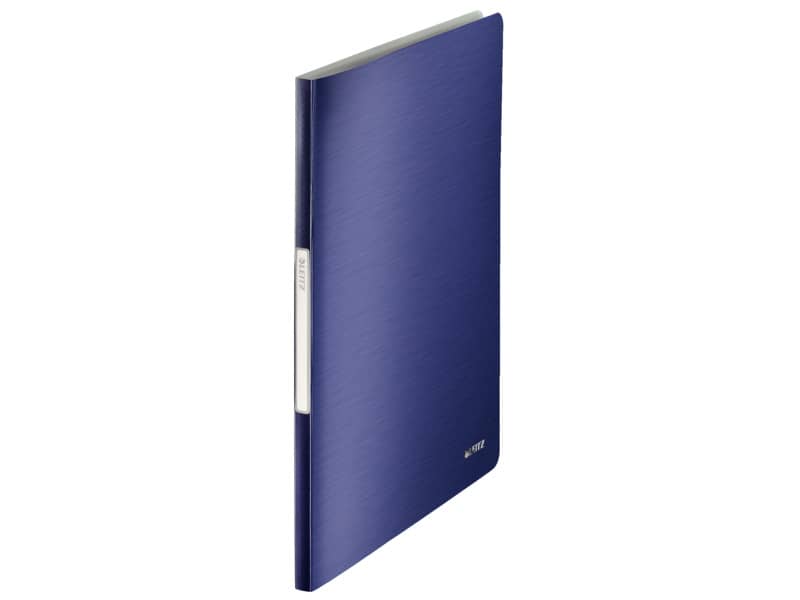 Portalistini a fogli fissi - 80 fogli Leitz STYLE in PPL con 40 buste A4 blu titanio