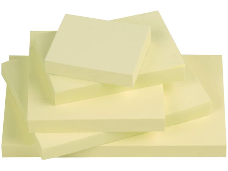 Foglietti riposizionabili Q-Connect 63 g/m² giallo 38x51 mm 12 blocchetti da 100 ff