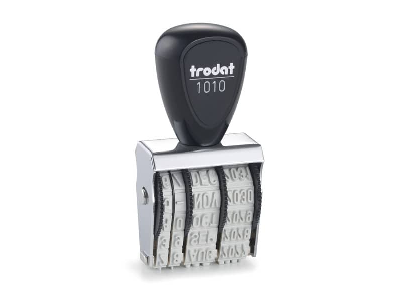 Datario in gomma TRODAT CLASSIC 1010 in gomma - carattere 4 mm