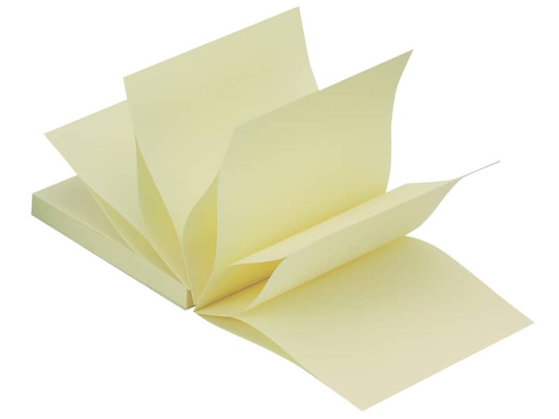 Foglietti riposizionabili a fisarmonica Q-Connect Z-Quick Notes 70 g/m² giallo 76x76 mm 12 bloc. da 100 ff - KF02161FSC