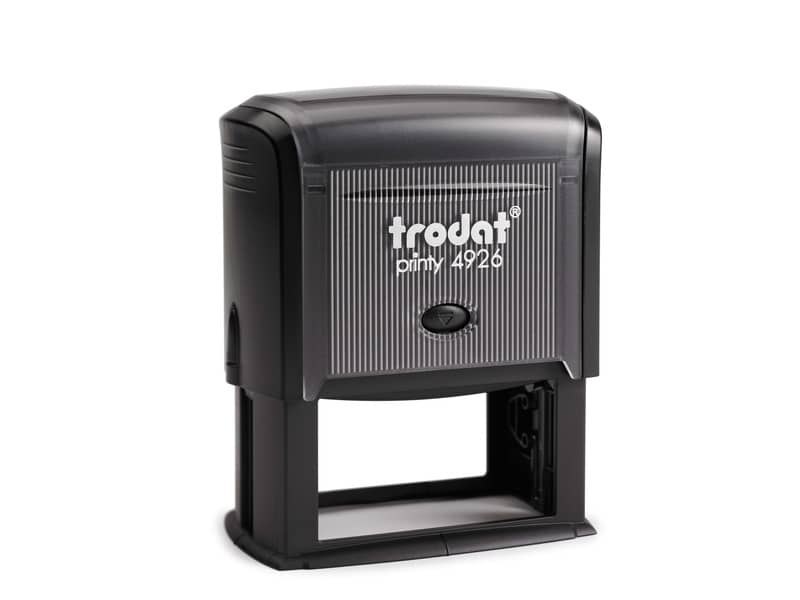 Timbro autoinchiostrante Trodat PRINTY 4926 in plastica 75x38 mm nero 10–40 mm