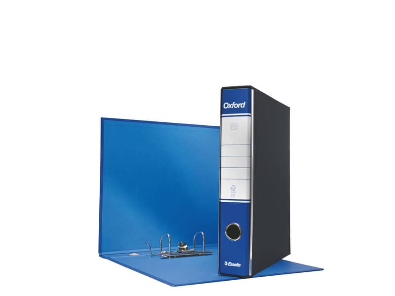 Registratore con custodia Esselte G82 Oxford commerciale 29,5x32 cm - dorso 5 cm