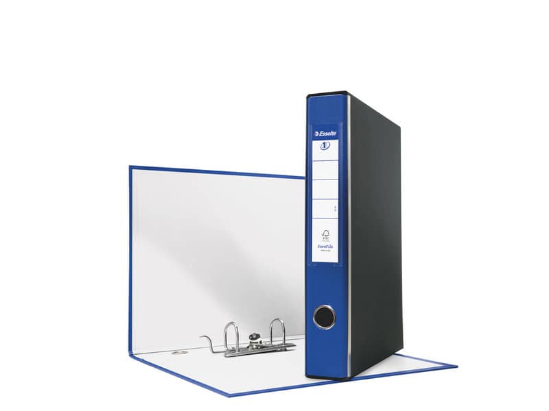 Registratore con custodia Esselte G54 Eurofile protocollo dorso 5 cm cartone rivestito in PP