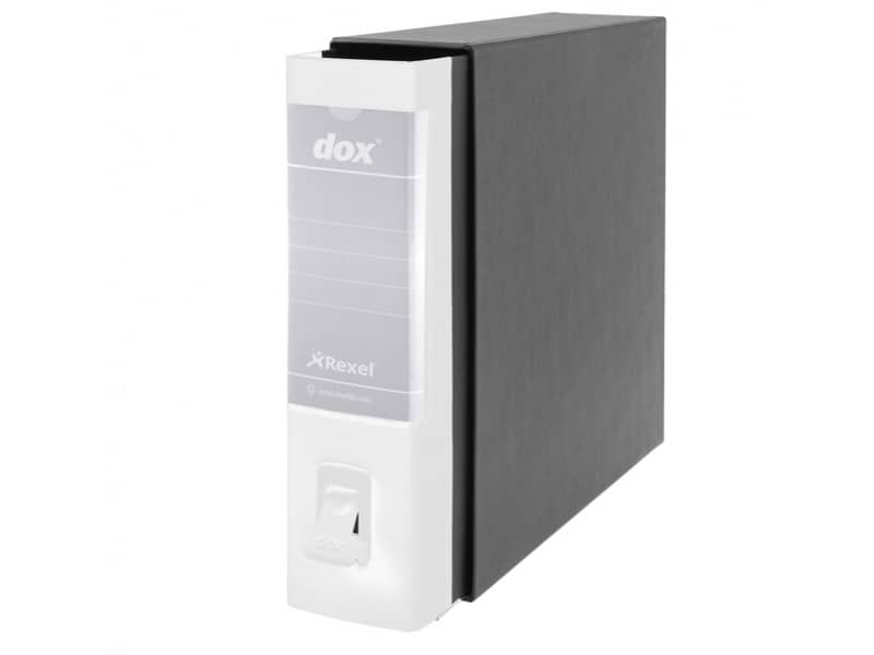 Registratore a leva DOX1 Commerciale 28,5x31,5 cm - dorso 8 cm bianco D26103