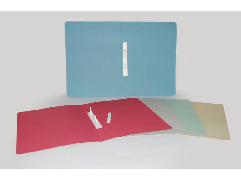 Cartellina ad aghi EURO-CART cartoncino manilla 25x35 cm azzurro conf. da 50 pezzi - CM05AZ