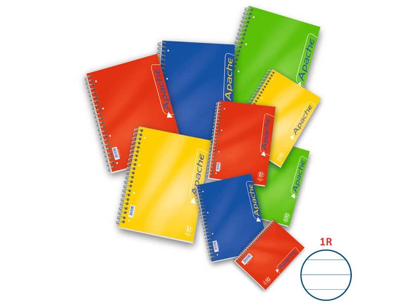 Blocco spiralato 140 fogli Pigna Apache a 4 fori A5 1R 02138071R
