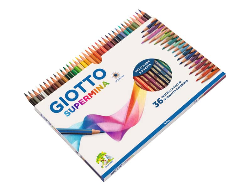 Matite colorate GIOTTO Supermina assortiti astuccio da 36 - F235900