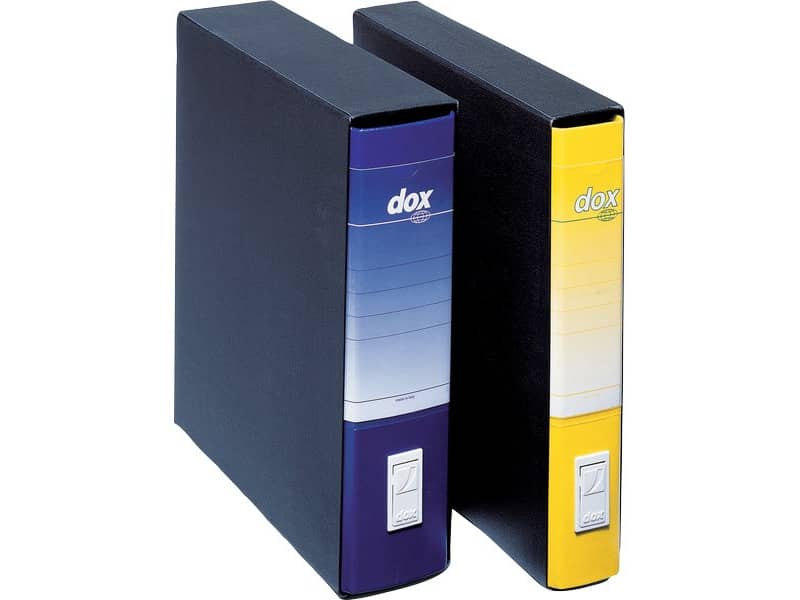 Registratore a leva DOX1 Commerciale 28,5x31,5 cm - dorso 8 cm bianco D26103