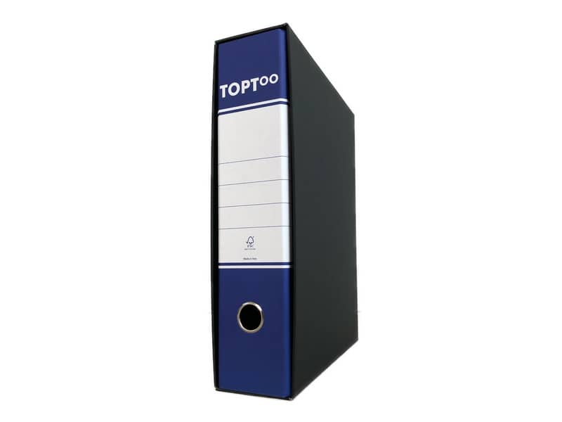 Registratore protocollo TOPToo con custodia dorso 8 cm arancio 23x33 cm - FMCRTP8AR