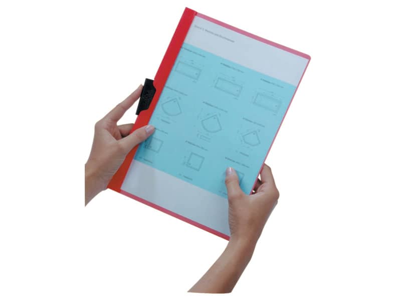 Cartellina con clip Durable DURACLIP® A4 - dorso 3 mm - capacità 30 fogli