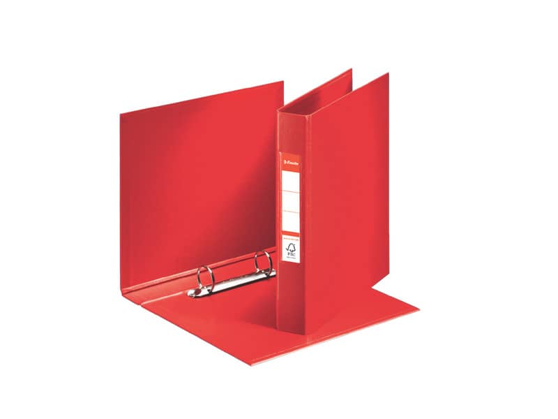 Raccoglitore ad anelli Esselte Daily 2x25 tondo - f.to A5 rosso
