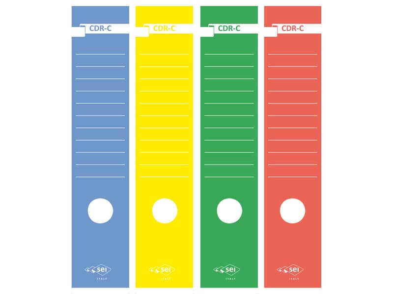 Copridorso autoadesivi Sei Rota CDR-C 7x34,5 cm blu Conf. 10 pezzi
