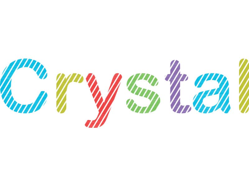 Classificatore Crystal Colours chiusura bottone 14x26 cm - 7 scomparti - cristallo - 55398E