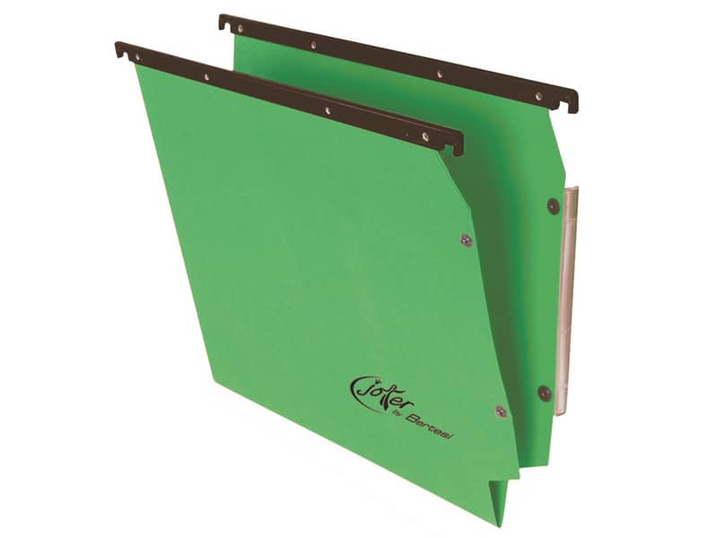Cartelle sospese laterali per armadi Linea Joker 33 cm fondo V - arancio conf. 25 pezzi - 414F LINK - A2