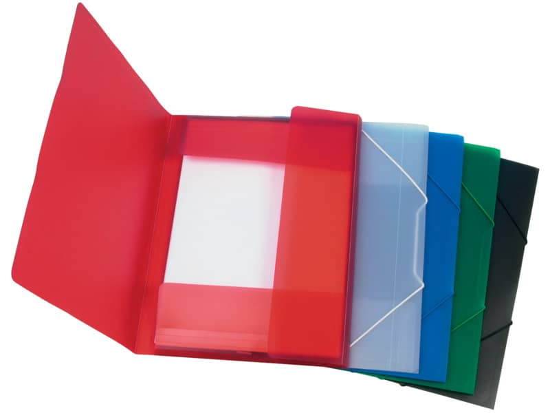 Cartellina a 3 lembi Q-Connect A4 ppl dorso espandibile 0-3 cm