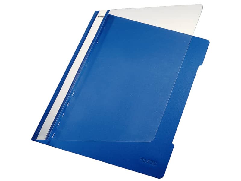 Cartellina ad aghi con clip Leitz in PVC A4