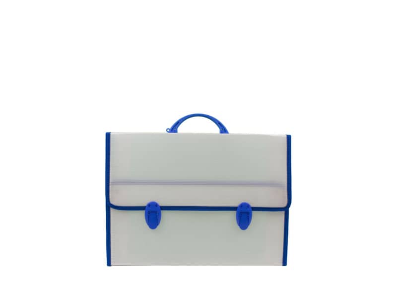 Valigetta in polipropilene Fine tex - neutra CoLibrì 29,5x40,5x6,5 cm