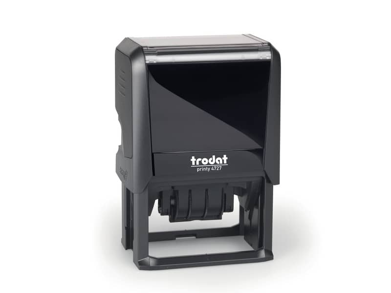 Printy 4727 - Datario con testo PERSONALIZZATO fino a 3+3 righe dimens. max personalizzazione 60x40 mm