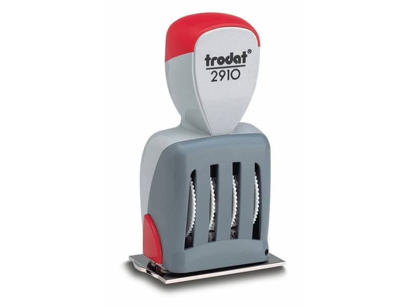 Classic 2910/P07 - Datario manuale con testo PERSONALIZZATO dimensione max pers.ne 60x40 mm - fino a 4+4 righe