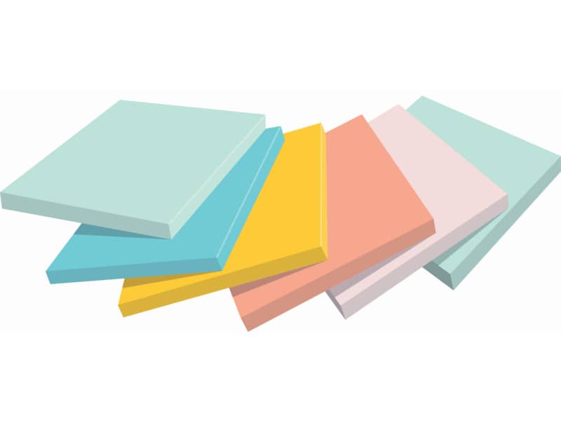 Foglietti riposizionabili Post-it® Beachside - conf. 12 blocchetti da 100 ff 38x51 mm - 653-12-BEA