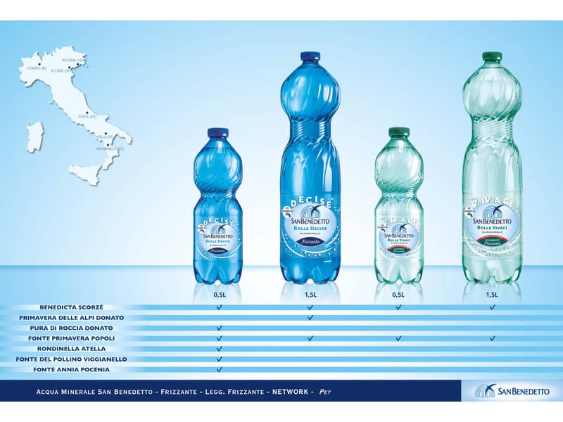 Acqua minerale 500 ml San Benedetto frizzante in conf. da 24 pezzi - 1991