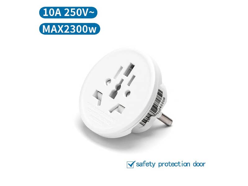 Adattatore Scuko con presa universale 10A Aigostar bianco