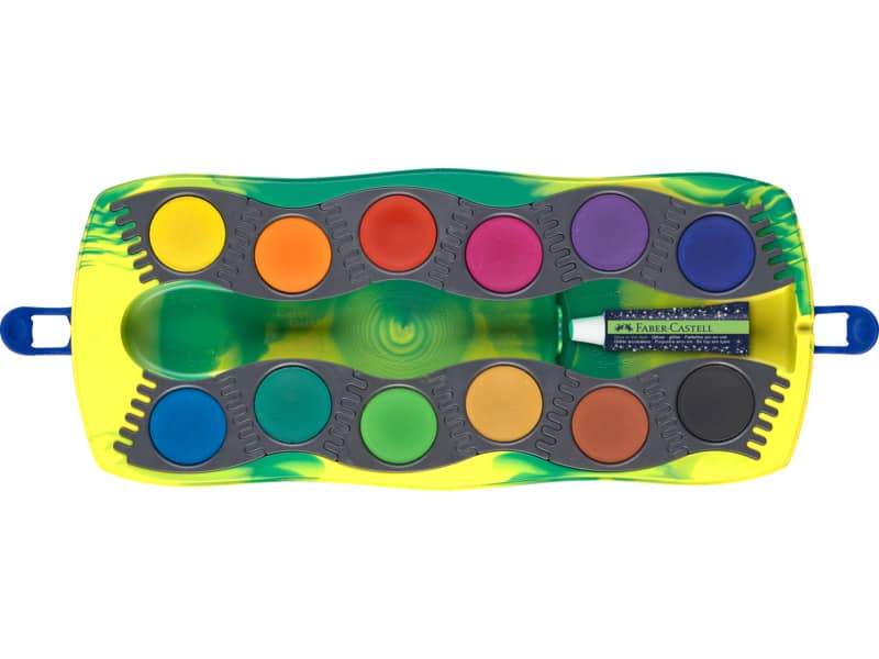 Acquerelli Faber-Castell Dinosaurus colori assortiti