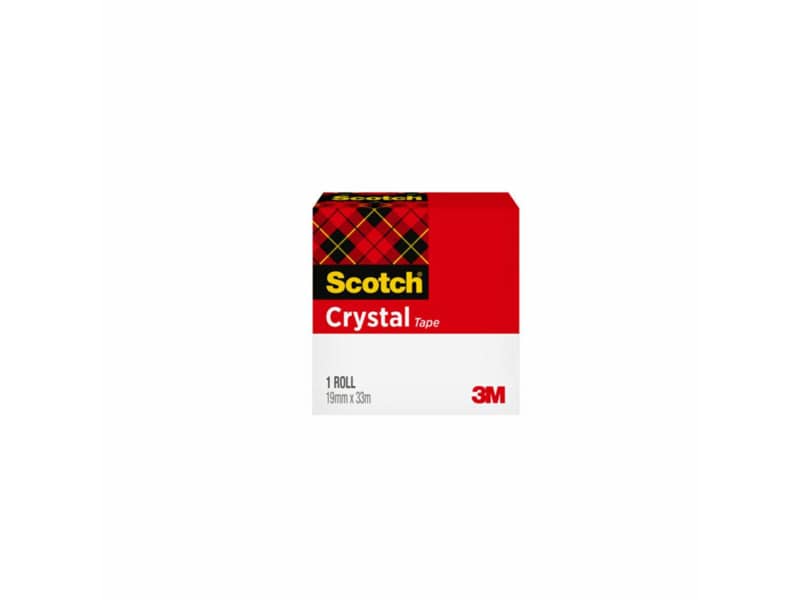 Nastro adesivo Scotch® Crystal 600 19 mm x 33 m supertrasparente - 600-1933