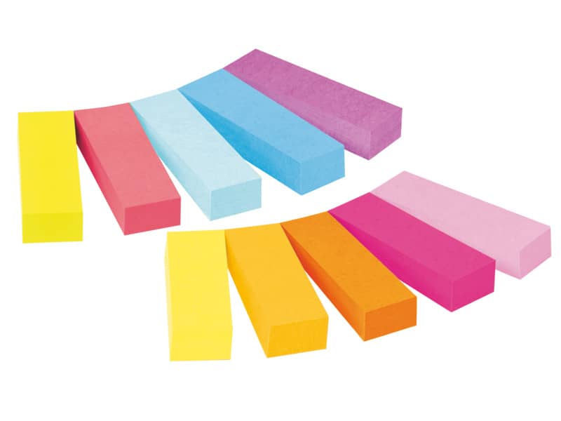 Segnapagina removibili in carta Post-it® Notes Markers assortiti 10 blocchetti da 50 fogli - 670-10AB-EU