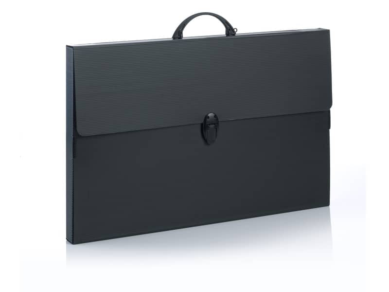 Valigetta in PPL Favorit Every Line Total Black 56,5x36,5x3,5 cm