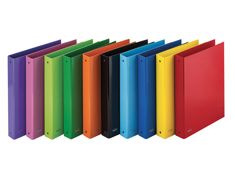 Raccoglitore 4 anelli D.30 Favorit Sprint formato 22x30 cm in cartone plastificato colori assortiti