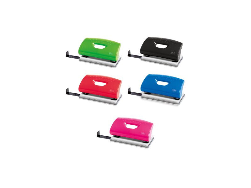 Perforatore 2 fori Lebez - 10 fogli - colori assortiti - 1260