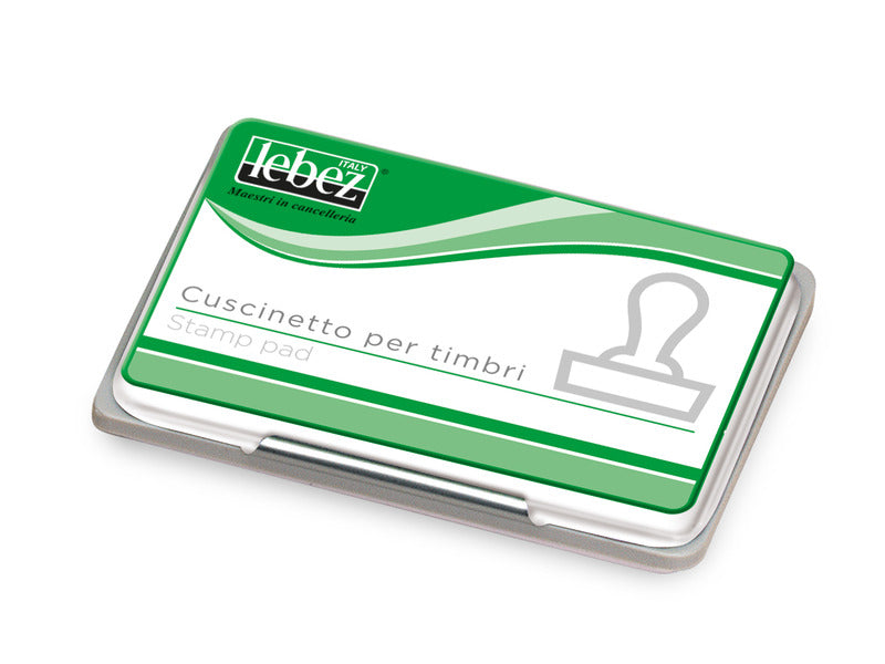 Cuscinetto per timbri Lebez 8,5x12,5 cm colore blu - 1481-BL