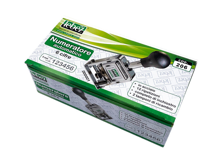 Numeratore automatico Lebez a 6 cifre 5 mm - 206L