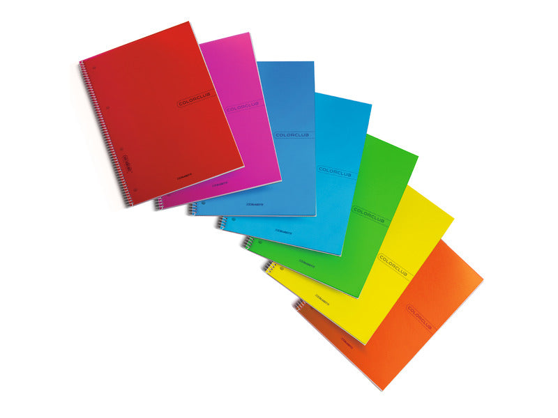 Quaderno spiralato Maxi Colorclub A4 - 70+1 ff - 70 g/m² - a 4 fori - 1R 3794