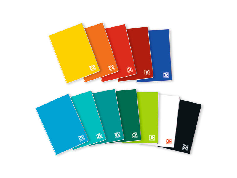 Quaderno Mini One Color 12x17 cm - 80 g/m2 - 20 ff - 1R 1402