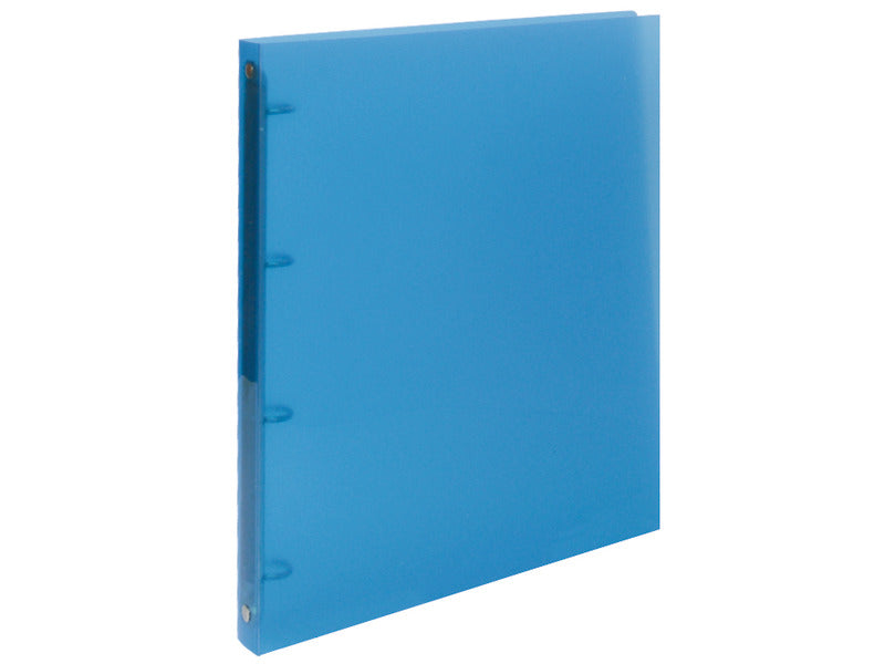 Raccoglitore trasparente 4 anelli Nikoffice in colori assortiti Ø 16 - colorato - 01NIK172/4N