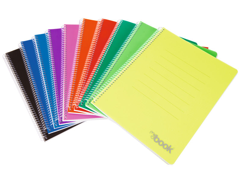 Quaderno spiralato Nikoffce 70 g formato A5 - 1 rigo - 30NIK040/4