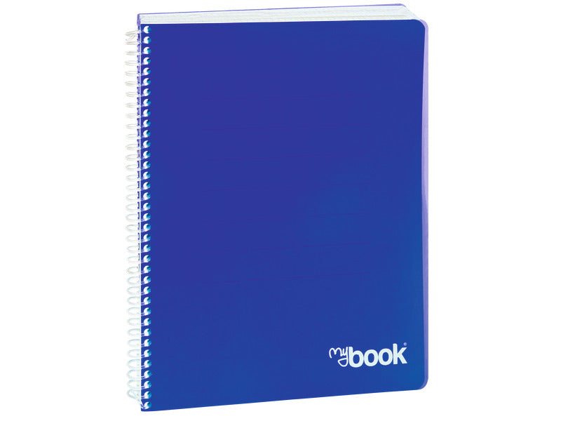 Quaderno spiralato con fori Nikoffice 70 g - 144 ff - formato A4 - 1 rigo - 30NIK092
