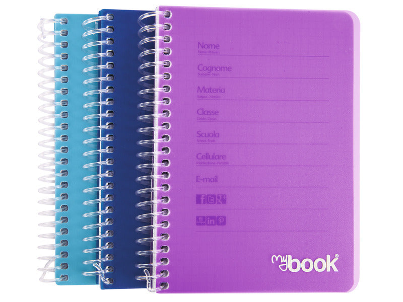 Quaderno spiralato con fori Nikoffice 70 g formato A5- 1R - 30NIK089/A5