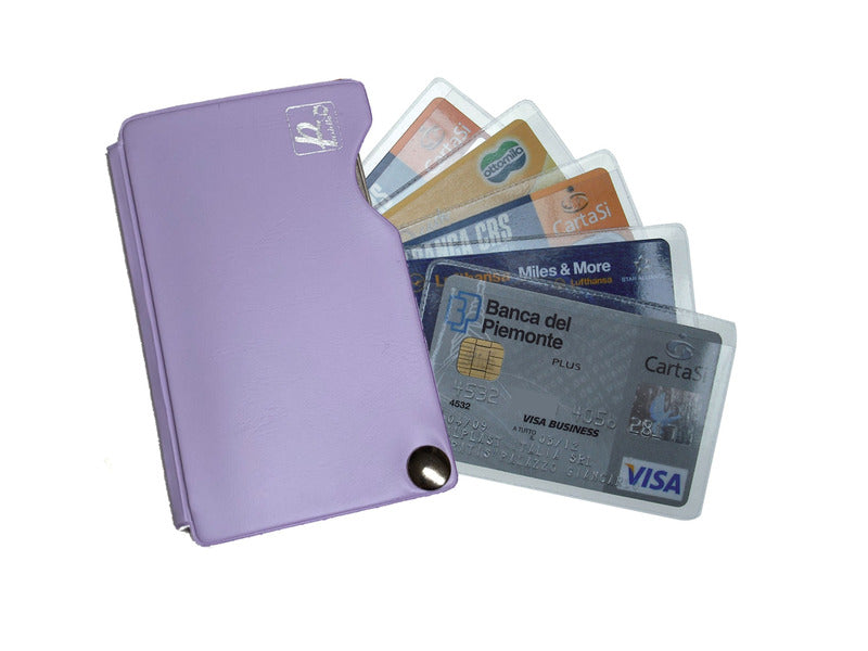 Portacarte Alplast Pokercard a 5 scomparti - colori assortiti pastello - 905P