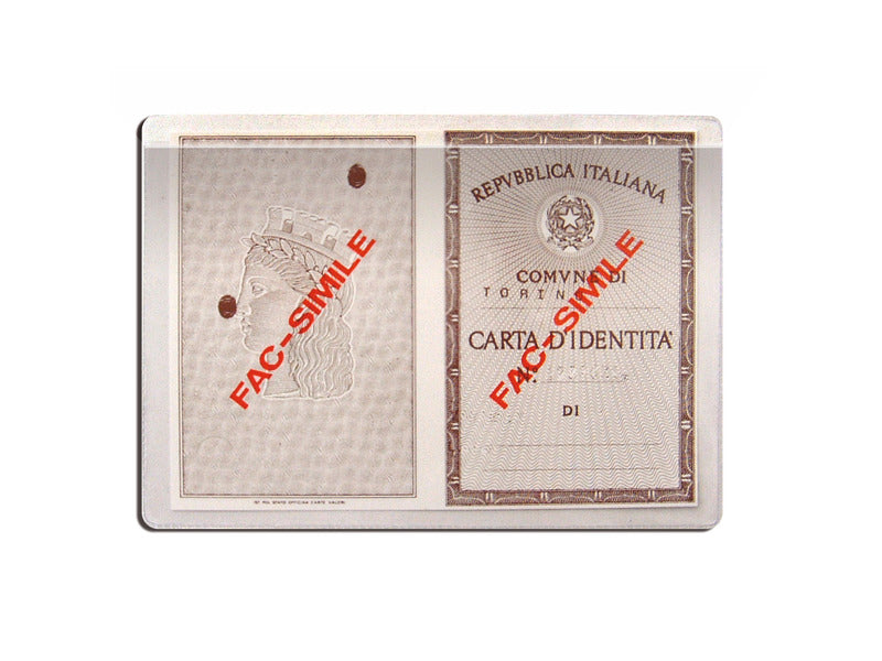 Porta carta di identità Alplast trasparente 1016